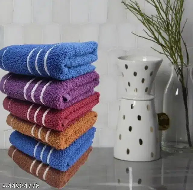 Cotton Kitchen Napkins, Multicolor, 35x50 cm, Pack of 6