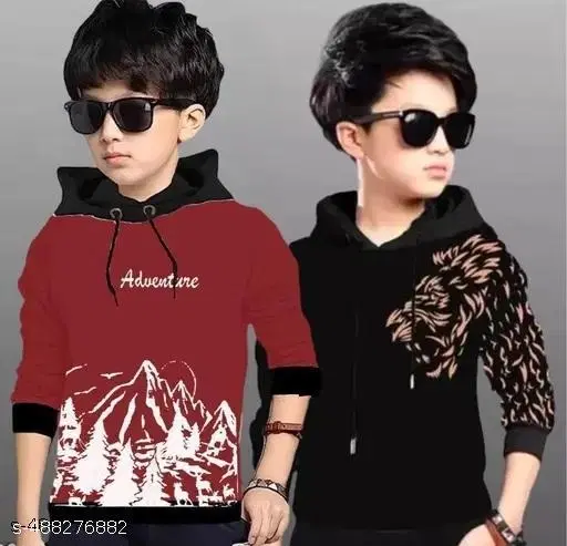 Cotton Clothing Set for Boys, Multicolour, Pack of 2 (2-3 Years)