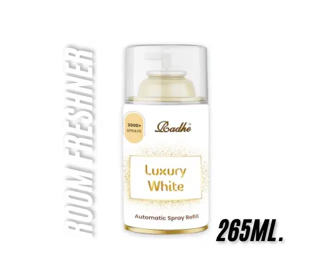 Radhe Luxury Withe Automatic Room Spray Refill, 265 ml