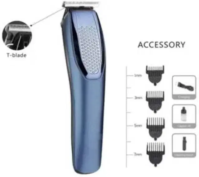 At-1210 Professional Rechargeable Trimmer for Men, Blue