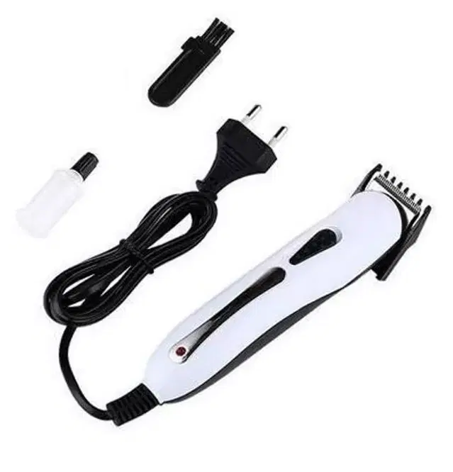Professional Hair Trimmer for Men, White