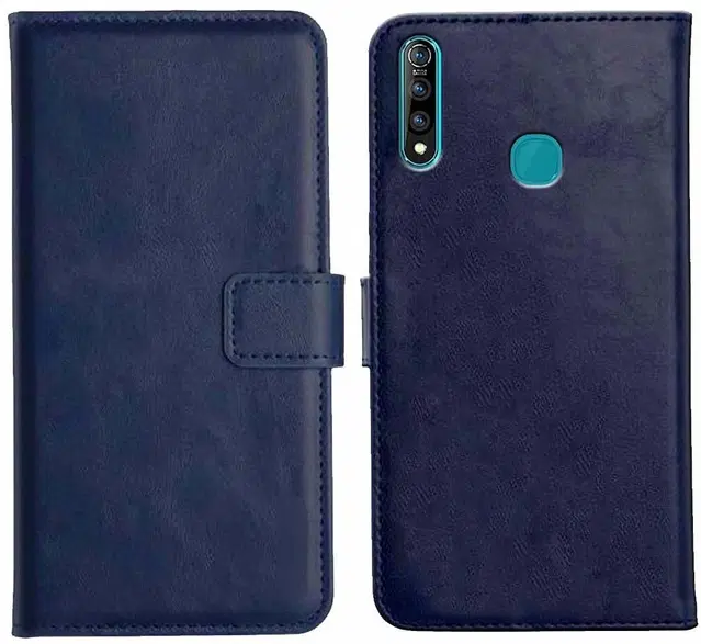 Flip Mobile Cover for Vivo Y19, Multicolor