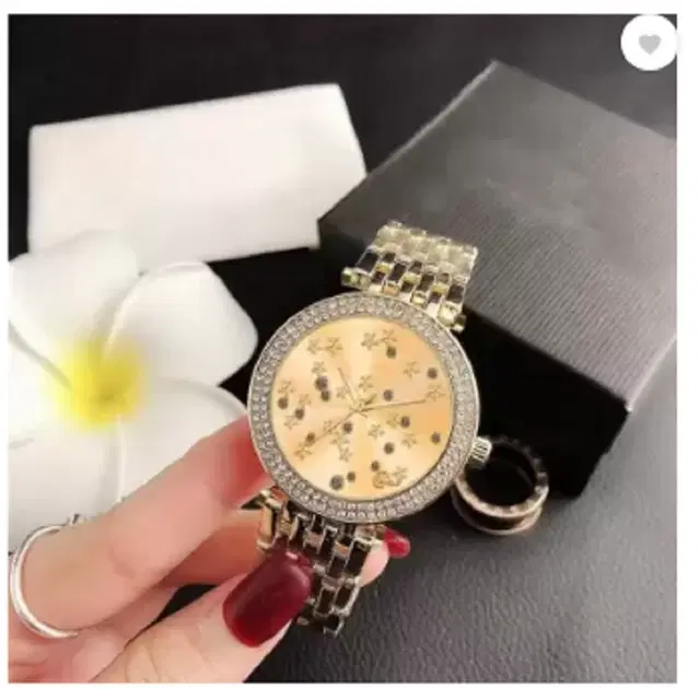 Analog Watch for Women (Gold)