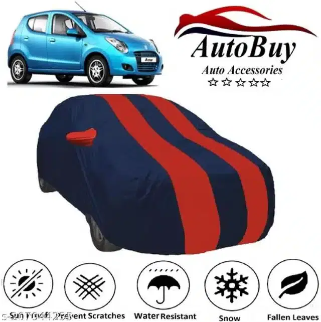 Taffeta Waterproof Car Cover for Maruti Suzuki A-Star, Multicolor