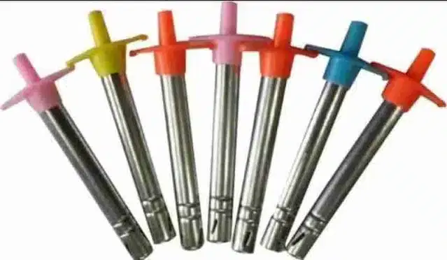 Stainless Steel Gas Lighter, Multicolor, Pack of 7