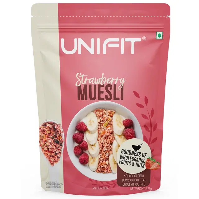 Unifit Strawberry Muesli 375 g