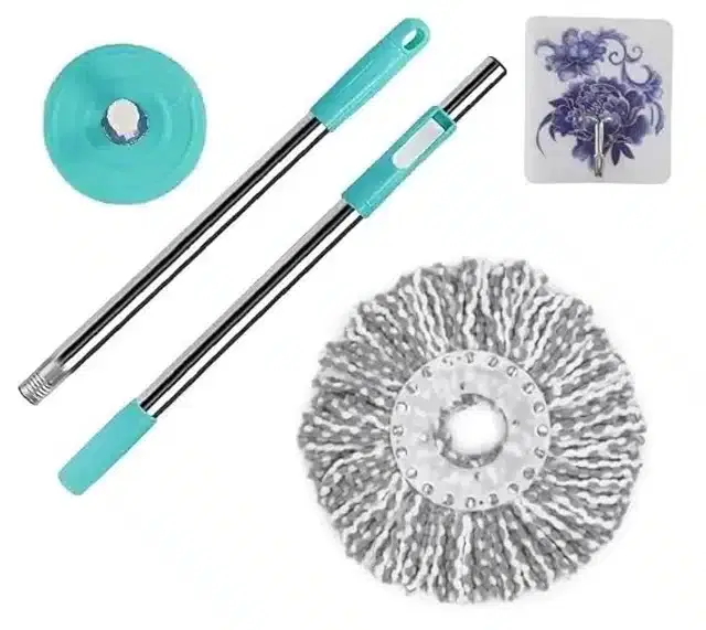 Stainless Steel Spin Mop Spares Set, Blue