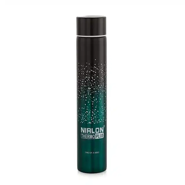 Stainless Steel Double Wall Vacuum Insulated Water Bottle, Green, 320 ml