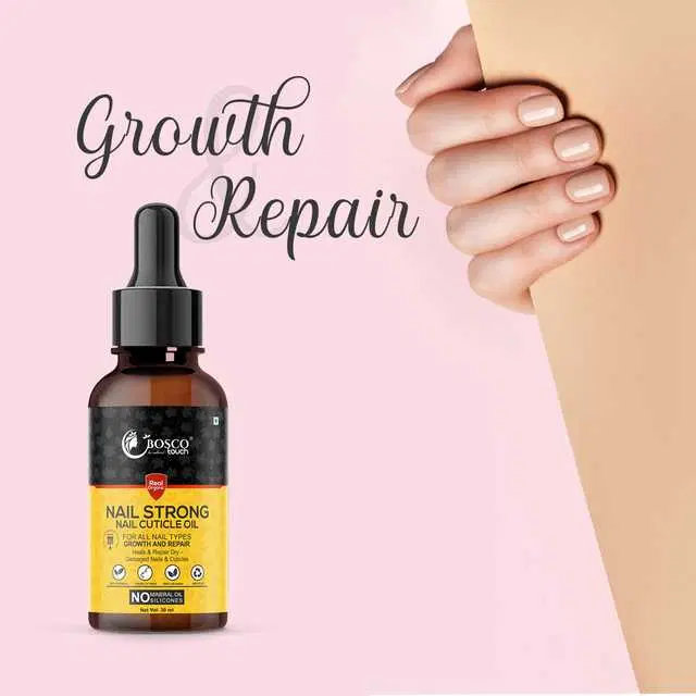 Bosco Touch Nail Strong Oil For Shiny & Stronger Nails Growth And Cuticle Care, 30 ml, B-13