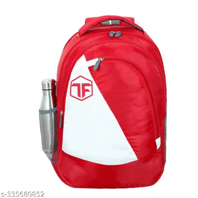 Taha Polyester Backpack for Kids, Red, 30 L