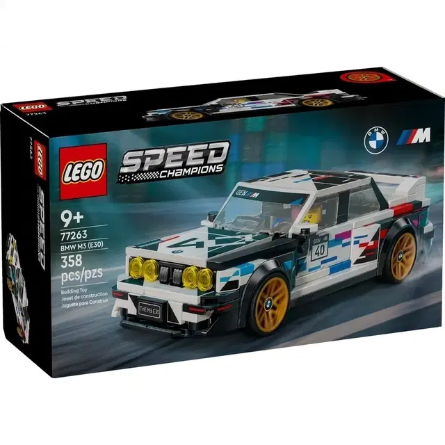 LEGO Speed Champions BMW M3 (E30) - Building Kit - BMW Toy Car with 1 Minifigure 77263