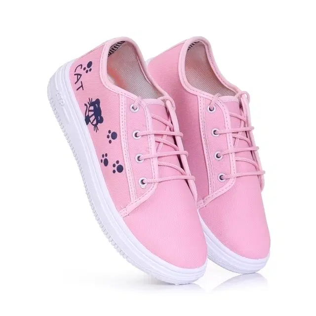 Casual Shoes for Women, Pink ( 6)