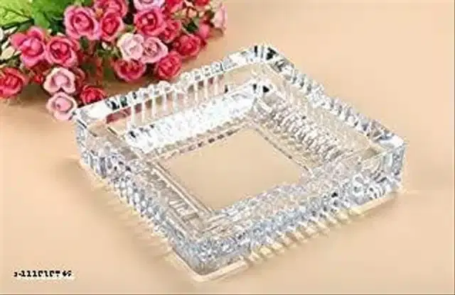 Crystal Tortoise Plate, Transparent