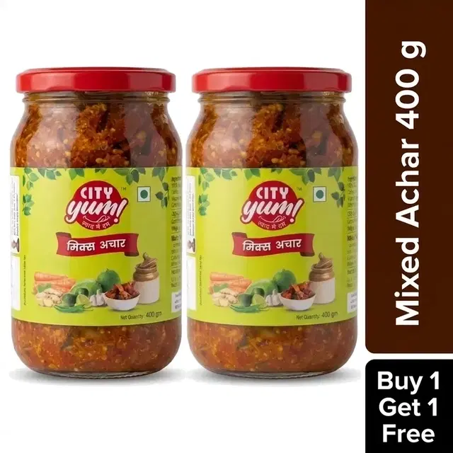 Cityyum Mixed Achar 400 g (Buy 1 Get 1 Free)