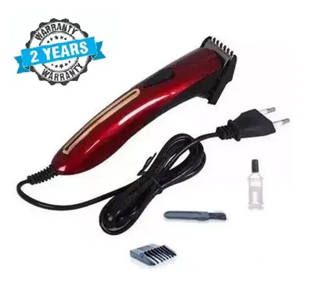 ABS Plastic Rechargeable Trimmer for Men, Maroon