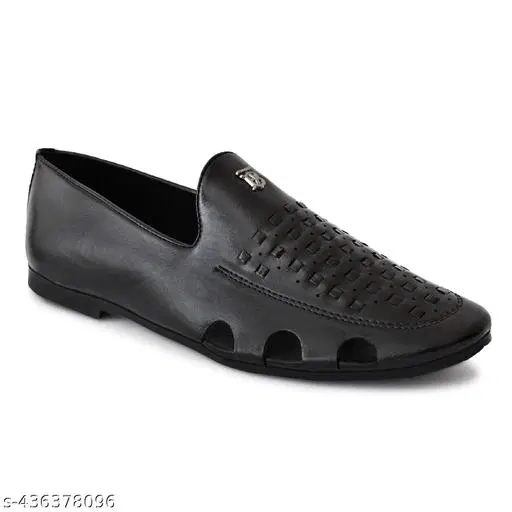 Juttis for Men (Black, 6)