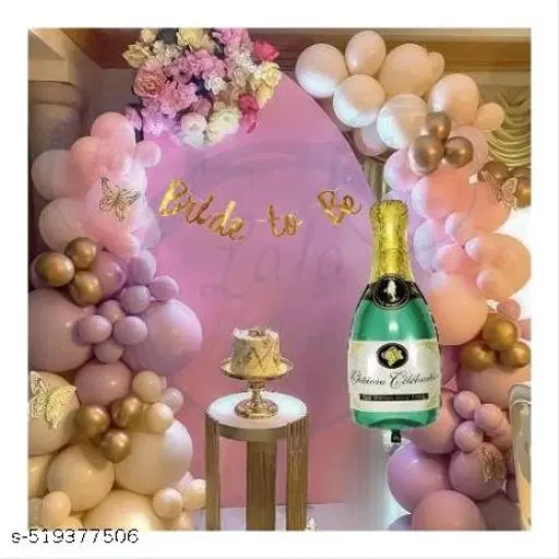 64 Pcs Balloons Decoration Kit, Multicolour, Set of 1