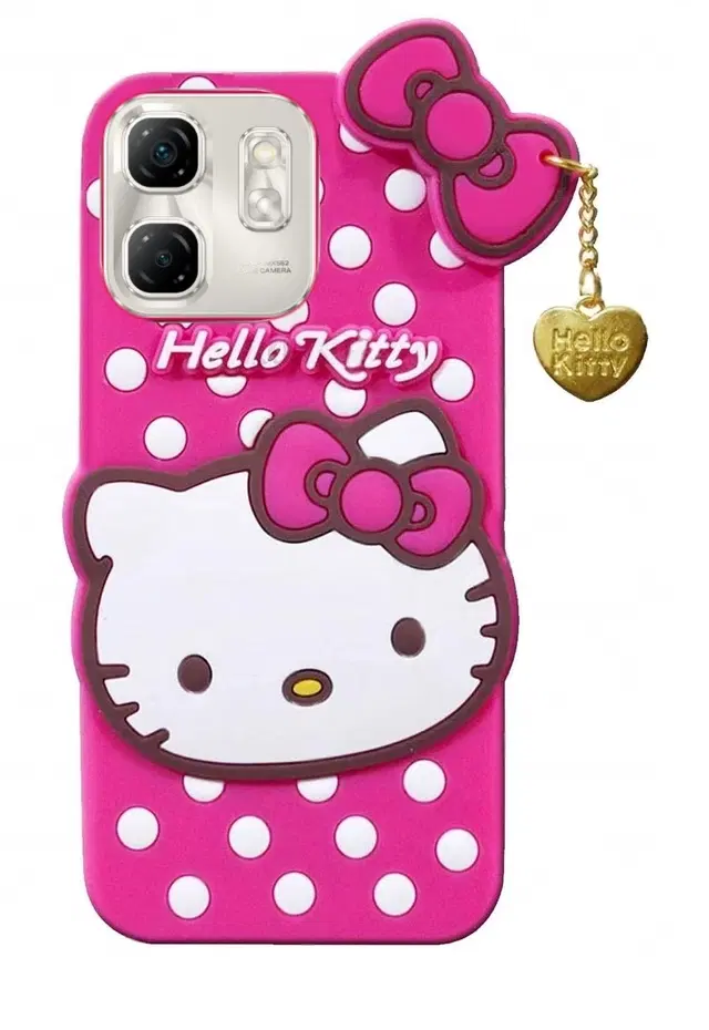 Silicone Mobile Back Cover for Infinix Hot 50I, Pink