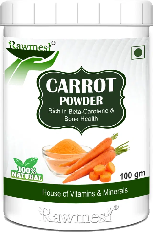 Pure Ayurvedic Dried Carrot Powder, 100 g