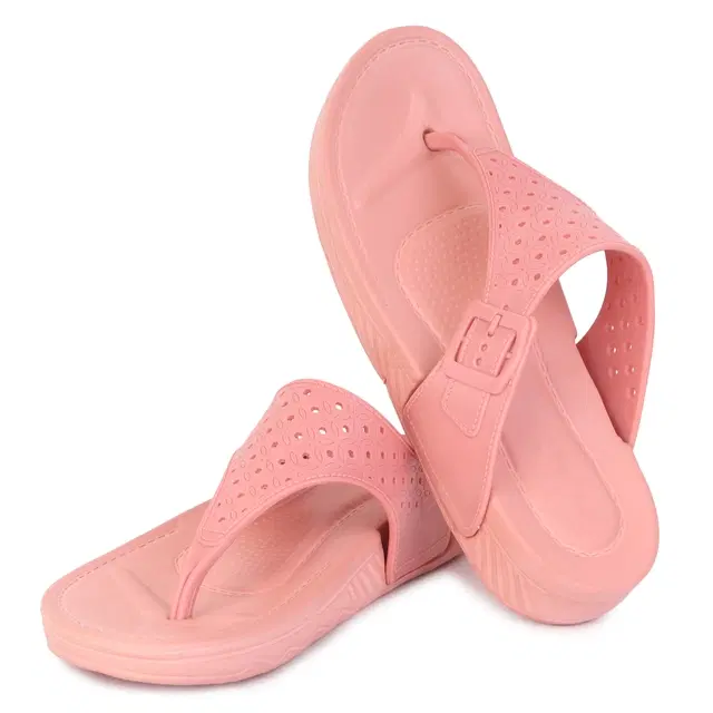 Flipflops for Women (Peach, 5)
