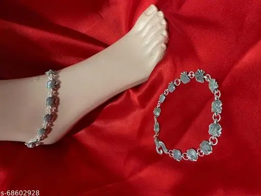 HASTKALA Anklets for Women (Multicolor, Free Size)