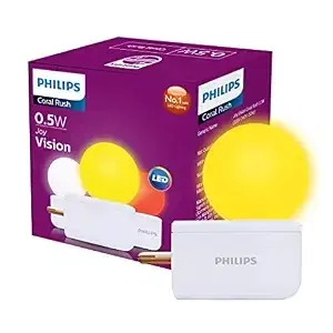 Philips 0.5w Led Yellow Bulb, Pack Of 1 (Joy Vision, Prong)