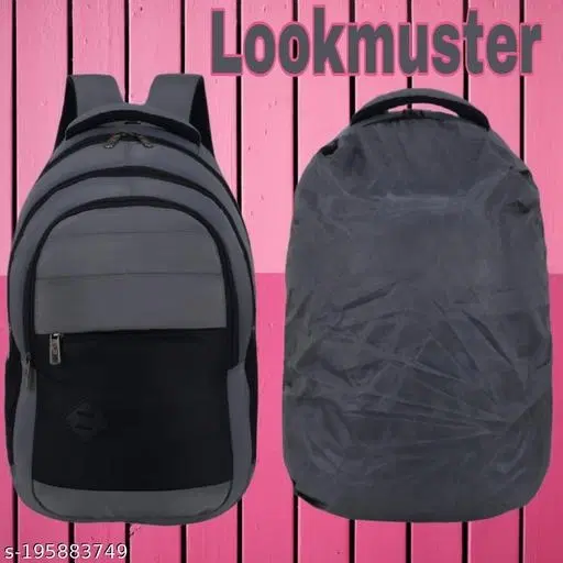 Nylon Backpack for Men & Women, Grey
