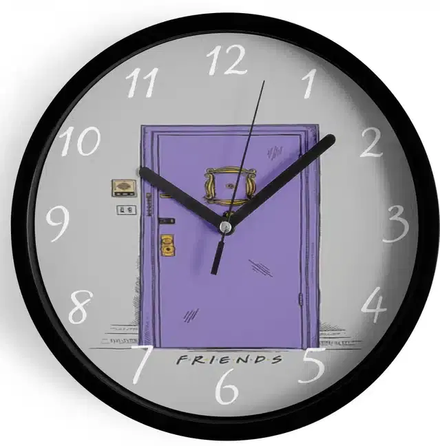 Analog Wall Clock for Home, Multicolor, 7 Inches