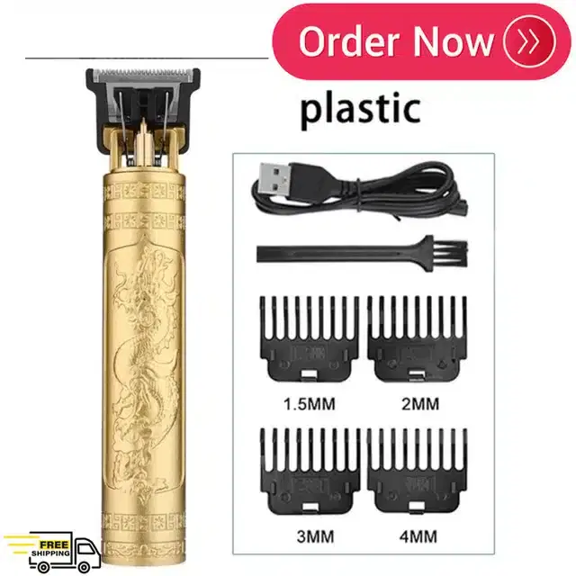 Professional Hair Trimmer for Men, Gold