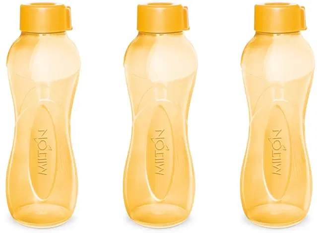 Milton Plastic Water Bottles, Pack of 3, Multicolor, 1000 ml