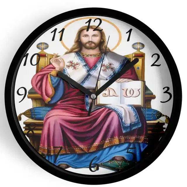 Analog Wall Clock, Multicolor, 7 inches