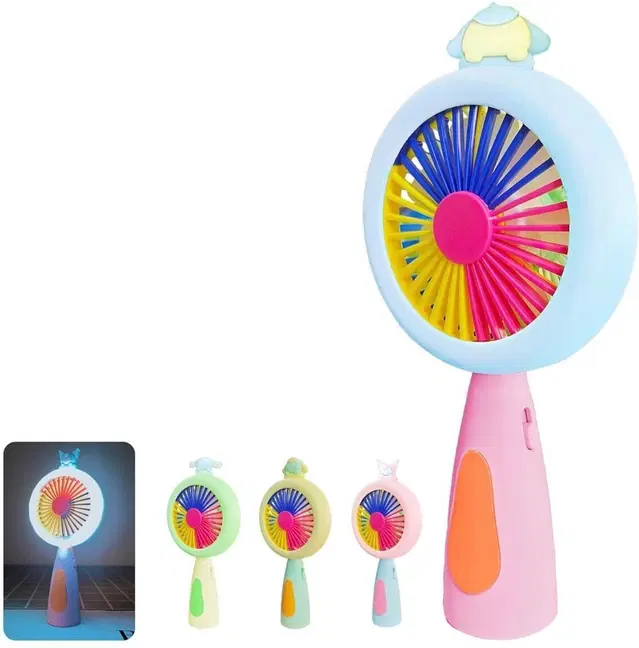 Mini Fan Multicolor with Light