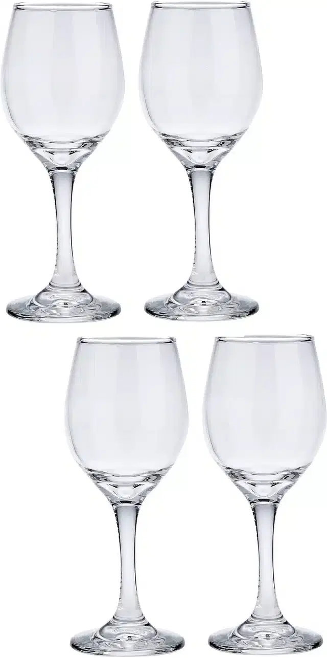 Liquor cum Cocktail Glasses, Transparent, 250 ml, Pack of 4