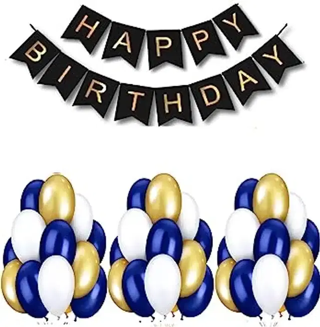 Birthday Decoration Kit, Multicolor, Pack of 43