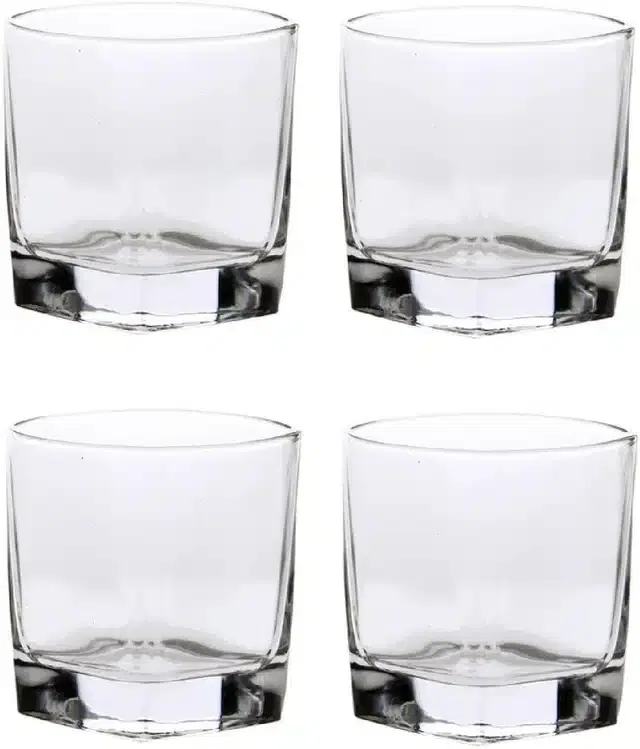 Liquor cum Cocktail Glasses, Transparent, 180 ml, Pack of 4
