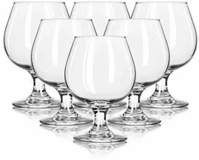 Liquor cum Cocktail Glasses, Transparent, 300 ml, Pack of 6