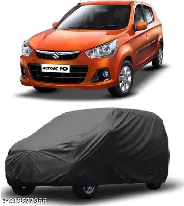 Taffeta Waterproof Car Cover for Maruti Suzuki Alto K10, Multicolor