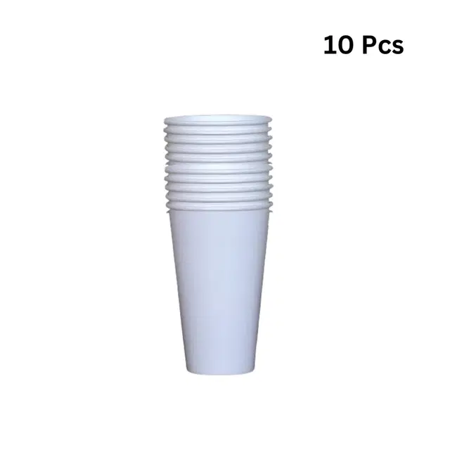 Fiora Paper Glass 350 ml, 10 Pcs, Pack of 1
