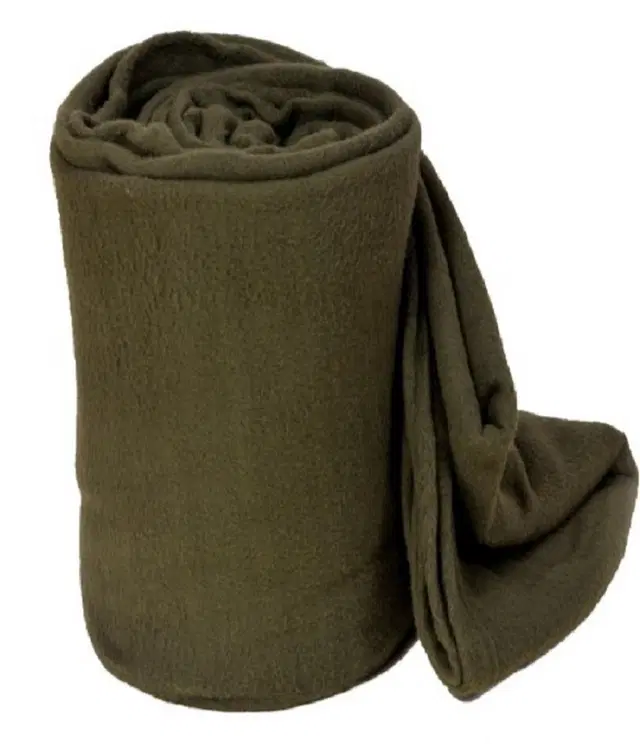 Fleece Blanket, Green, 60x90 Inches
