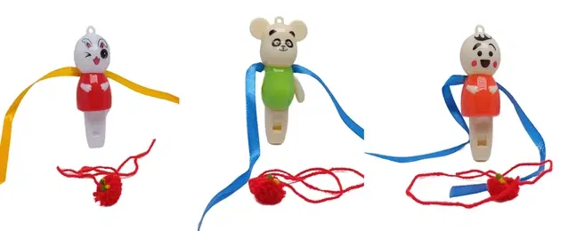 Synthetic Rakhi for Kids (Multicolor, Pack of 4)