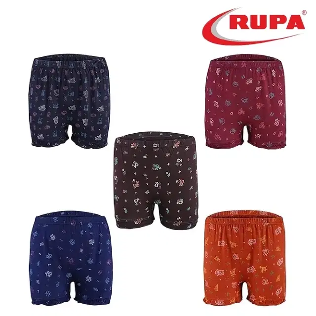 Rupa Jon NTY IE Printed Bloomers for Kids Pack of 1, Multicolor (55 cm)