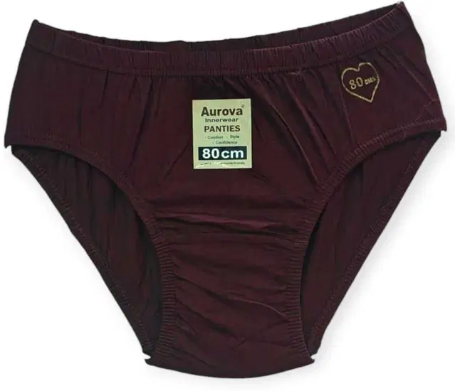 Cotton Blend Briefs for Women, Multicolour (S)