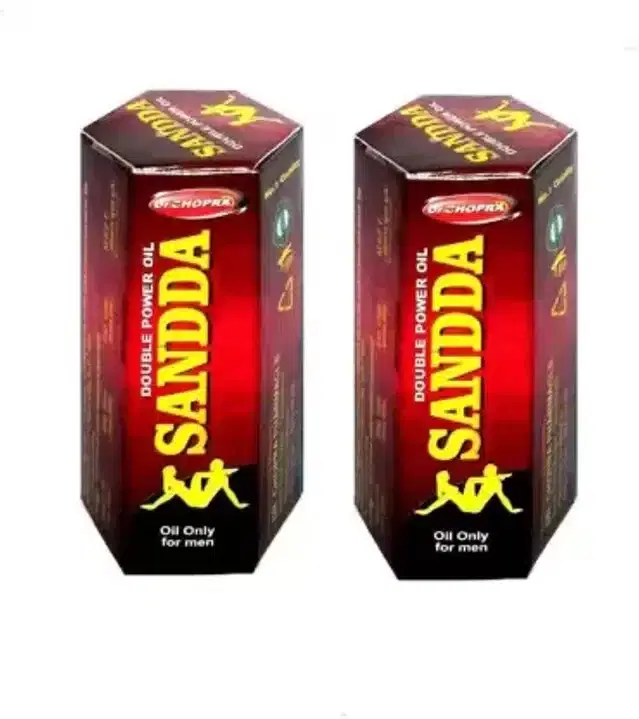 Sandda Double Power Oil for Men, Pack of 2, 15 ml
