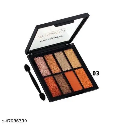 8 Color Eye Shadow Palette, Multicolor, Pack of 1
