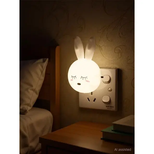 Sleeping Bunny Plug In Led Night Light [Assorted]
