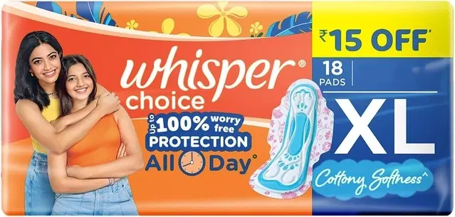 Whisper Choice Pads (Regular Wings) - 18 Pads