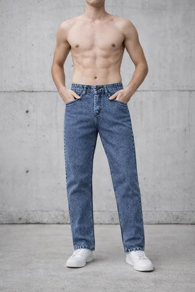 Denim Jeans for Men, Dark Blue (28)