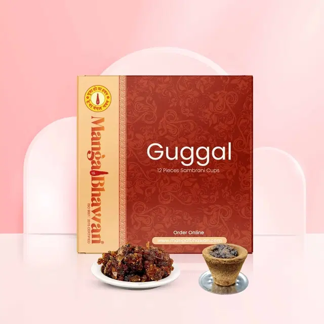 Mangal Bhavan Sambrani Cup - Guggal (12 Cups)