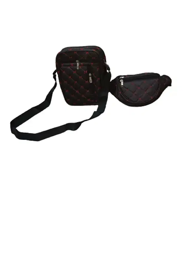 Travel Waist Pouch, Pack of 2, Black