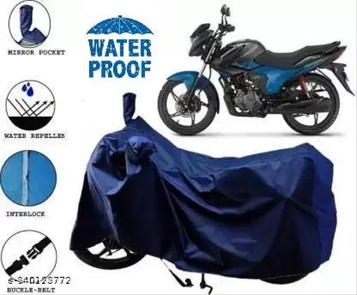 Polyester Cover For Bike/Scooter, Multicolour